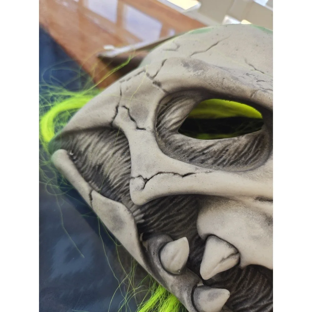 Zagone Studios Bone Snapper Mask Bill Ystrom Blacklight‎ Horror NWT Halloween